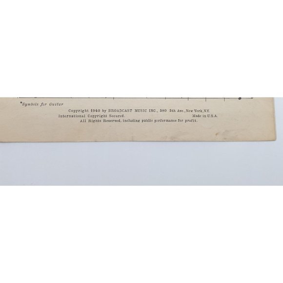 You Walk By 1940 Vintage Sheet Music Piano Raleigh Wayne - Picture 3 of 4